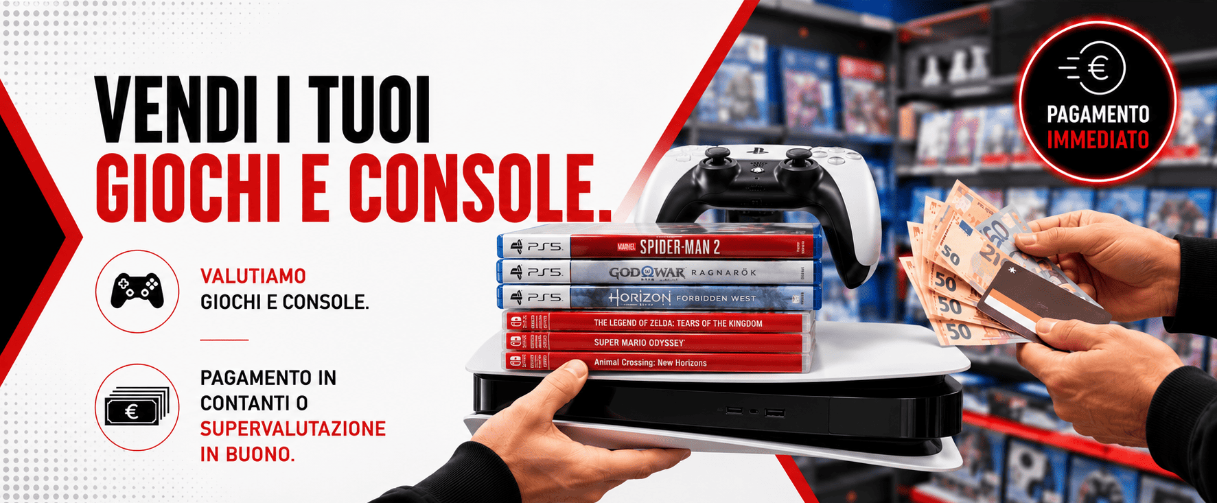 Vendi console e videogiochi usati da Gamemania Vendi Console e Videogiochi Usati - Gamemania